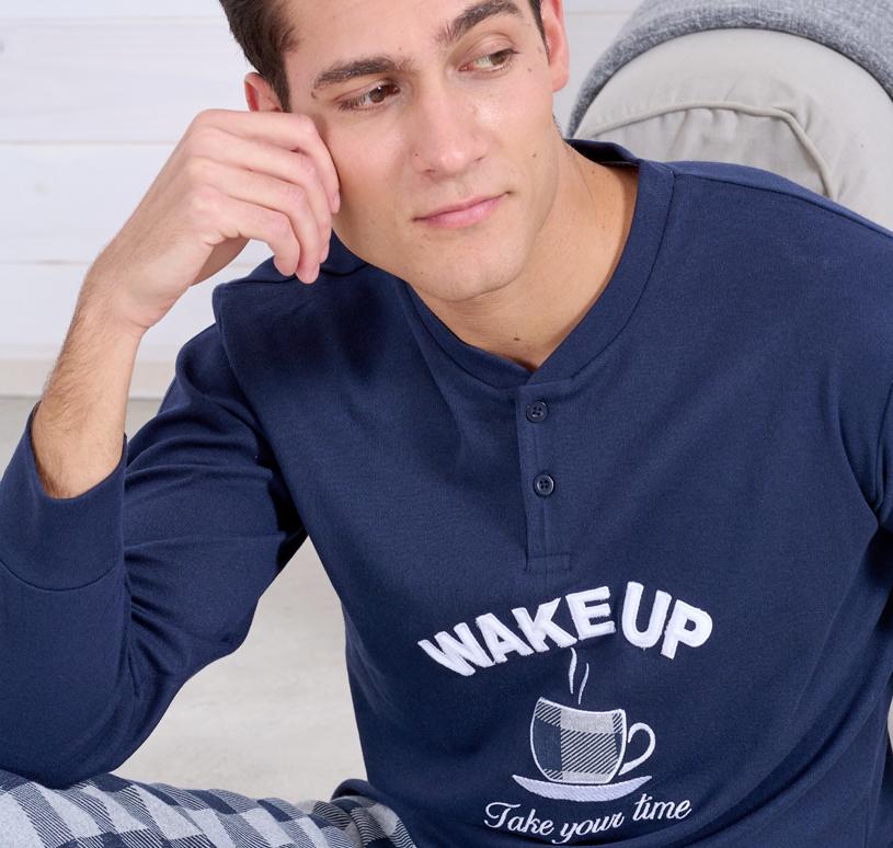Pigiama lungo coffee
